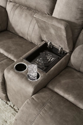 Laresview DBL Rec Loveseat w/Console