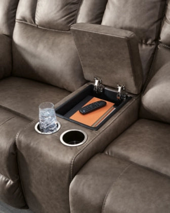 Lowilla DBL Rec Loveseat w/Console