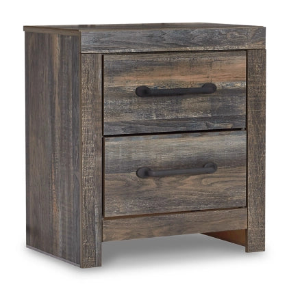 Drystan Queen Panel Bed with Mirrored Dresser, Chest and Nightstand