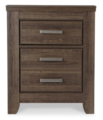 Juararo Queen Panel Headboard Bed with Mirrored Dresser, Chest and Nightstand
