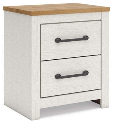 Linnocreek Queen Panel Bed with Mirrored Dresser, Chest and Nightstand