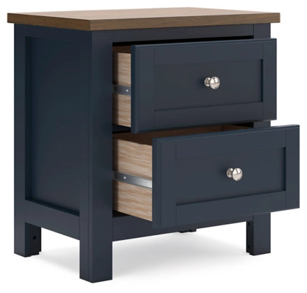 Landocken. Two Drawer Night Stand