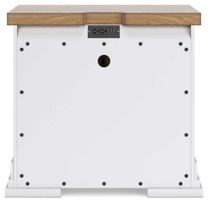 Ashbryn Three Drawer Night Stand