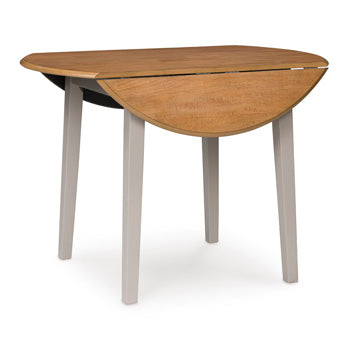 Harperfeld Round DRM Drop Leaf Table