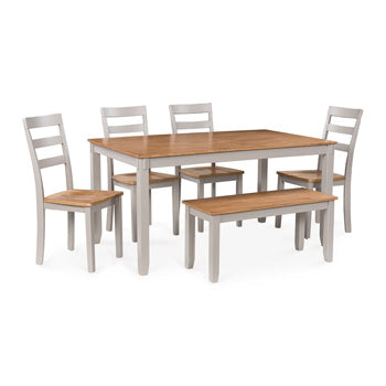 Harperfeld Dining Room Table Set (6/CN)