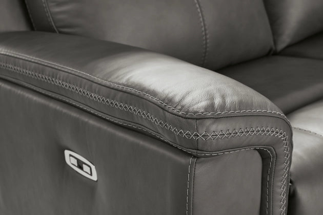 Bleckley PWR REC Loveseat/CON/ADJ HDRST