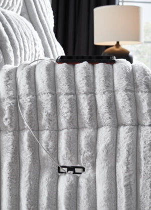 Rhines Falls REC PWR Sofa w/Drop Down Table