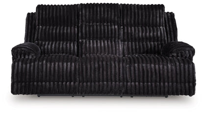 Rhines Falls REC PWR Sofa w/Drop Down Table