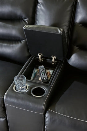 Warlin PWR REC Loveseat/CON/ADJ HDRST