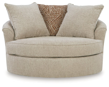 Steelwater Retreat Oversized Swivel Accent Chair