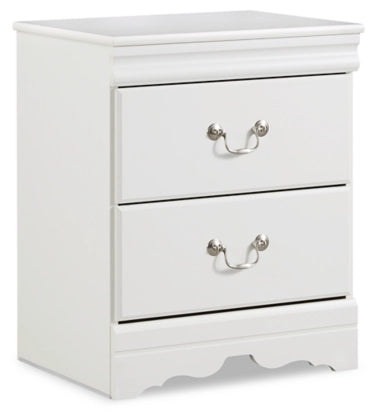 Anarasia Two Drawer Night Stand