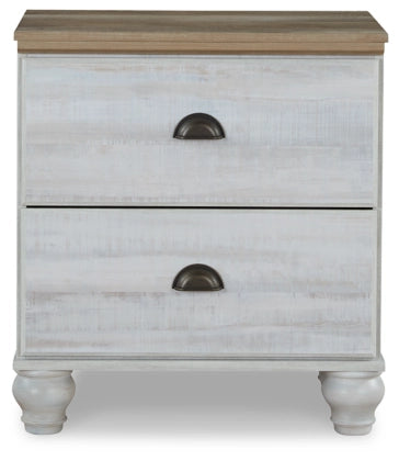 Haven Bay Two Drawer Night Stand