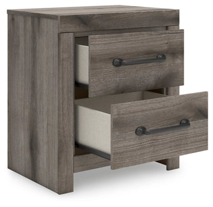 Graystorm. Two Drawer Night Stand