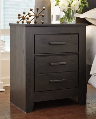 Brinxton Two Drawer Night Stand