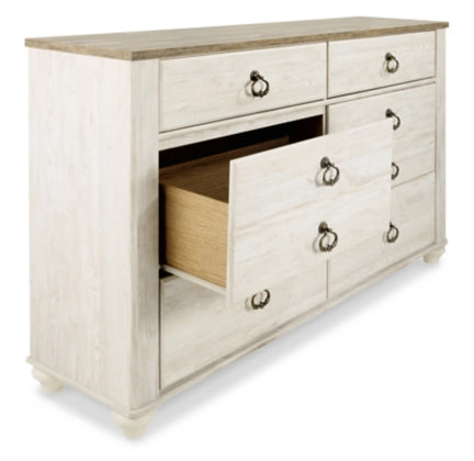 Willowton Six Drawer Dresser