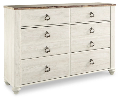 Willowton Six Drawer Dresser