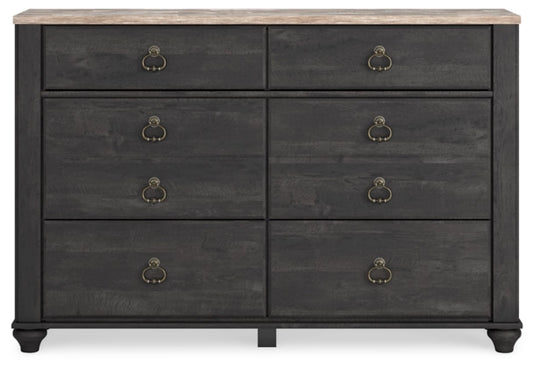 Nanforth Six Drawer Dresser