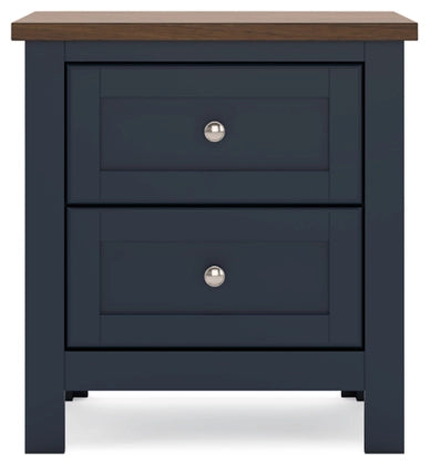 Landocken. Two Drawer Night Stand