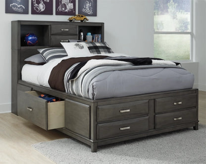 Caitbrook Full Storage Bed with 7 Drawers