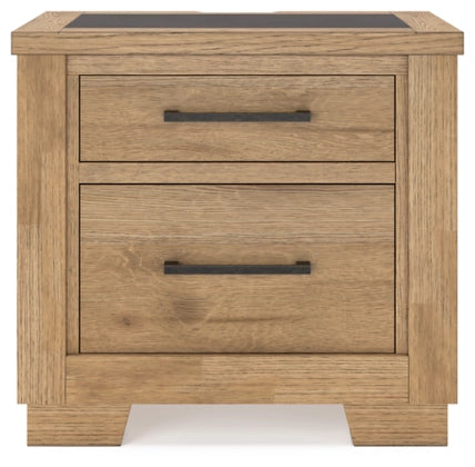 Galliden Two Drawer Night Stand