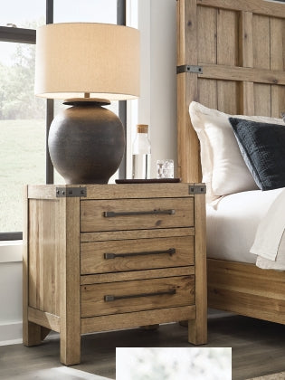 Ridgester Three Drawer Night Stand