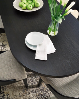 Rowanbeck Oval Dining Room Table