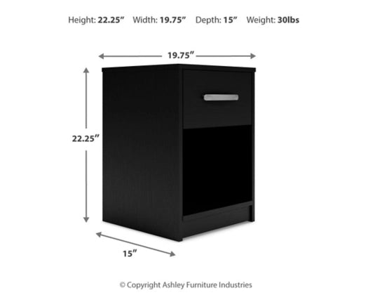 Finch1 One Drawer Night Stand