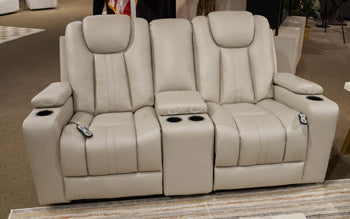 Elevate Edges Glider REC Loveseat w/Console