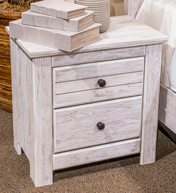 Makidern Two Drawer Night Stand