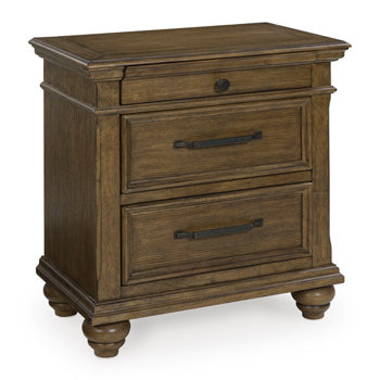 Karallin Three Drawer Night Stand