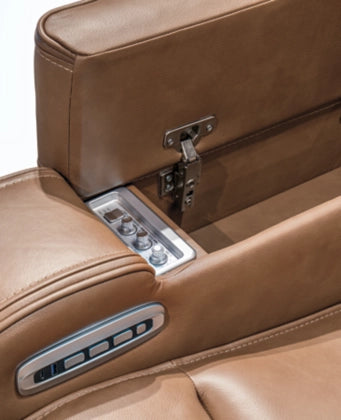 Knightington PWR REC Sofa w/Audio Seating