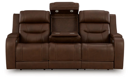 Knightington PWR REC Sofa w/Audio Seating