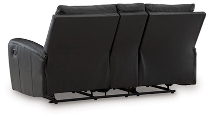 Glossmore DBL Rec Loveseat w/Console
