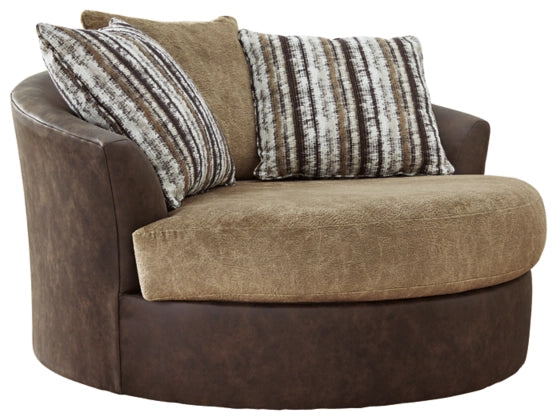 Alesbury Oversized Swivel Accent Chair